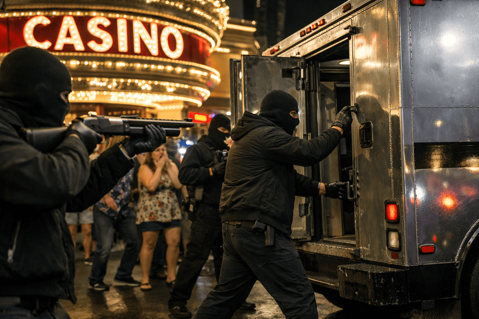 El 1 de octubre de 1993, Heather Tallchief robó un camión blindado con 3 millones en Las Vegas