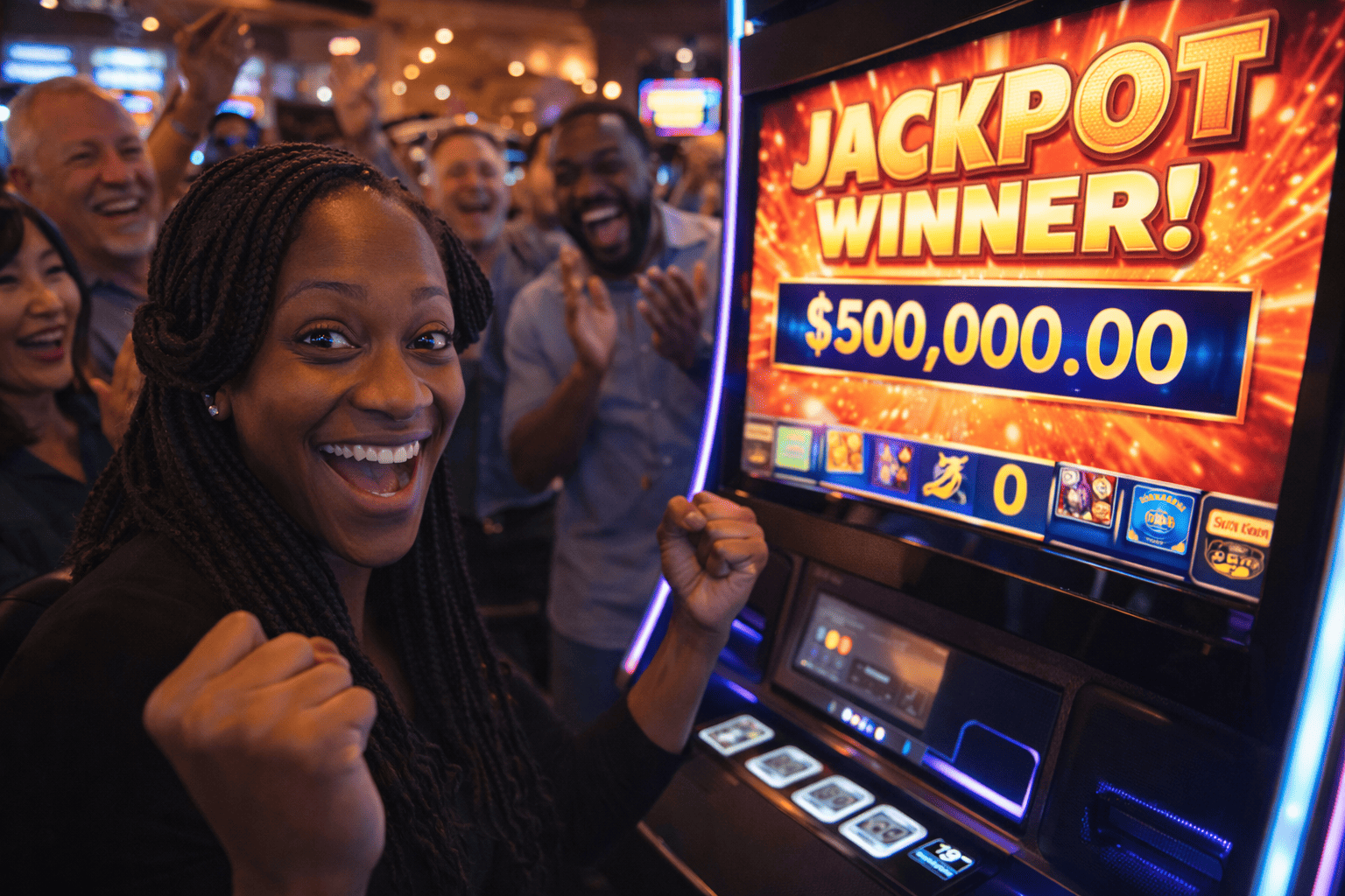 Katrina Bookman gana en una tragamonedas pero el casino niega premio de 42 millones