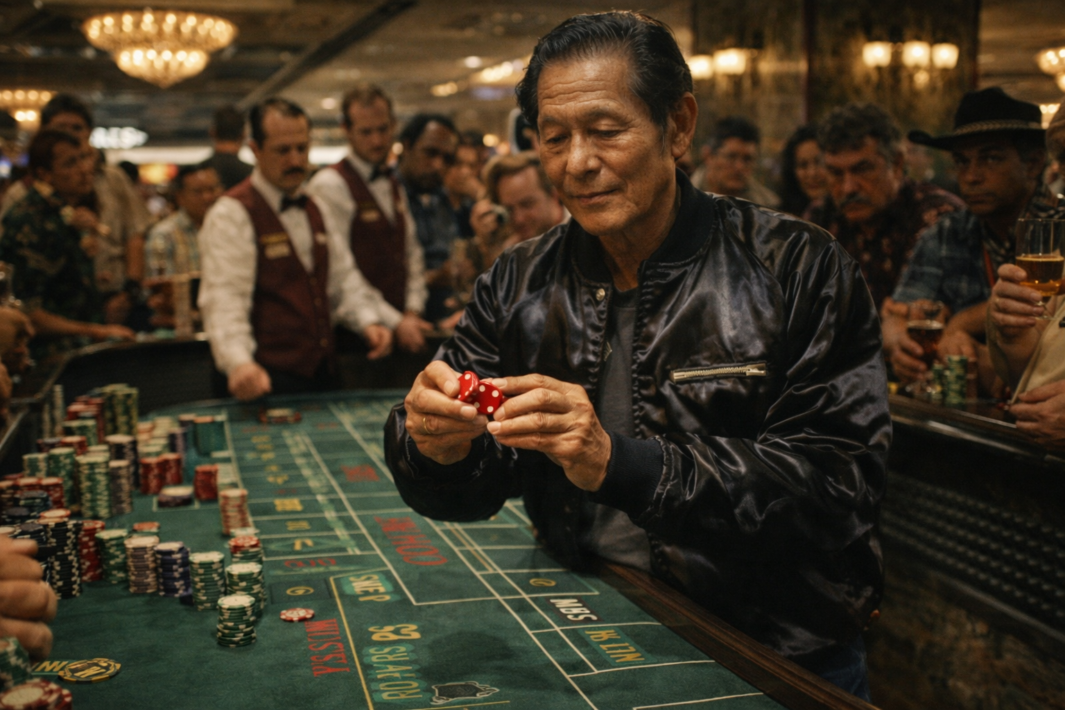 Un turista hawaiano tomó los dados y comenzó a lanzar. Tres horas después, el nombre de Stanley Fujitake ya era leyenda