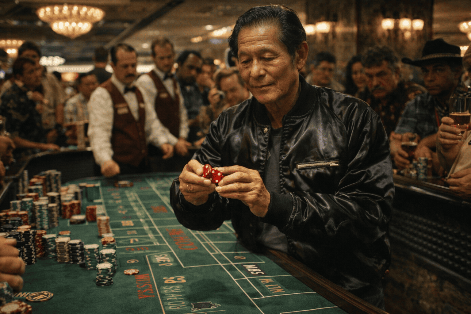 Un turista hawaiano tomó los dados y comenzó a lanzar. Tres horas después, el nombre de Stanley Fujitake ya era leyenda