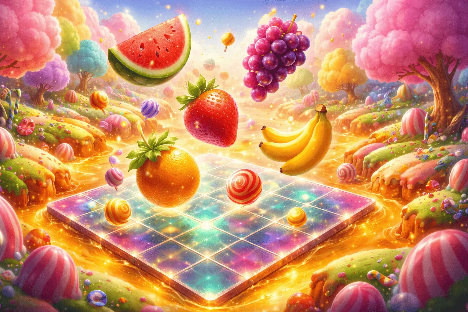cascada_frutas_magia_tablero_dinamico_fantasia