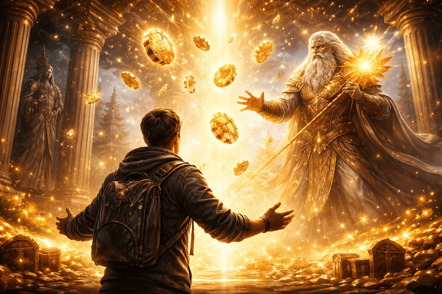 drops_wins_interaccion_dios_jugador_recompensa_luz.