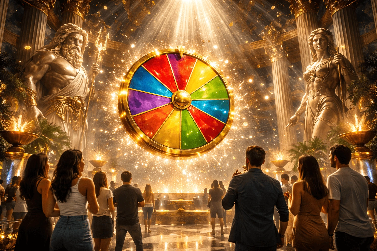 drops_wins_rueda_luminosa_jugadores_dioses_recompensas