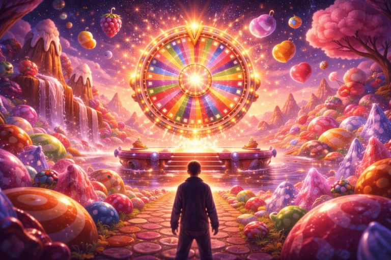 mundo_magico_dulces_ruleta_fantasia_luces_brillantes