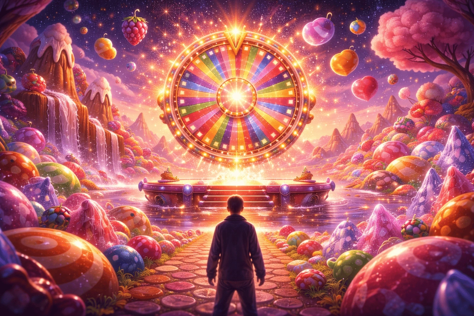 mundo_magico_dulces_ruleta_fantasia_luces_brillantes